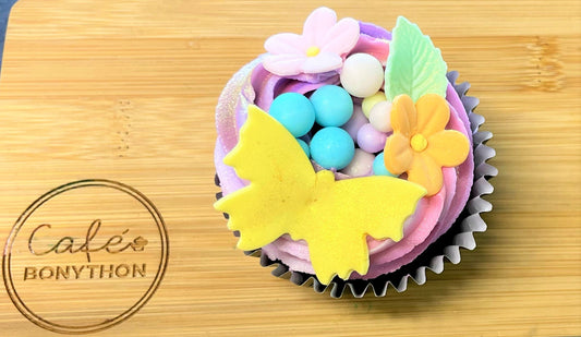 Floral Butterfly Cupcake - 12 pieces