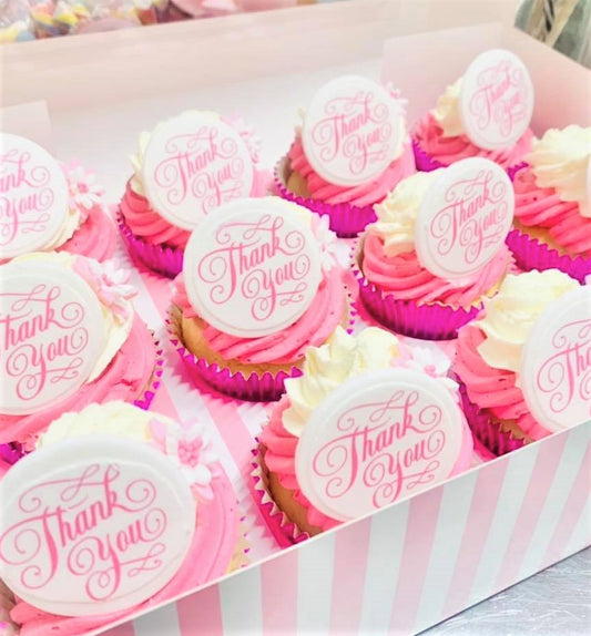 Thank You Cupcake - 12 pieces