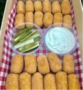 Mozzarella Croquettes Served with Aioli & Pickles - 23 pieces