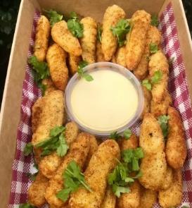 Chicken Tenders Served With Honey Mustard Dipping Sauce - 35 pieces