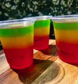 Rainbow Jelly Cups - 15 Cups