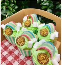 Lucky Rainbow Cupcakes - 18 pieces