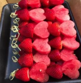 Sweetheart Fruit Kebabs GF/V/vegan/DF) - 20 pieces